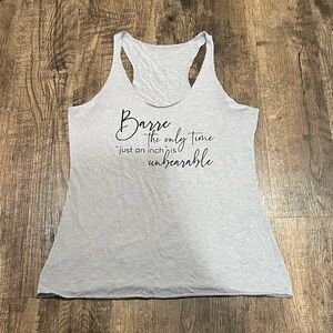 Gray Women's Barre Thin Tank Top